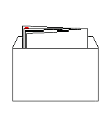 洋封筒(横書き)の折り方 手順4